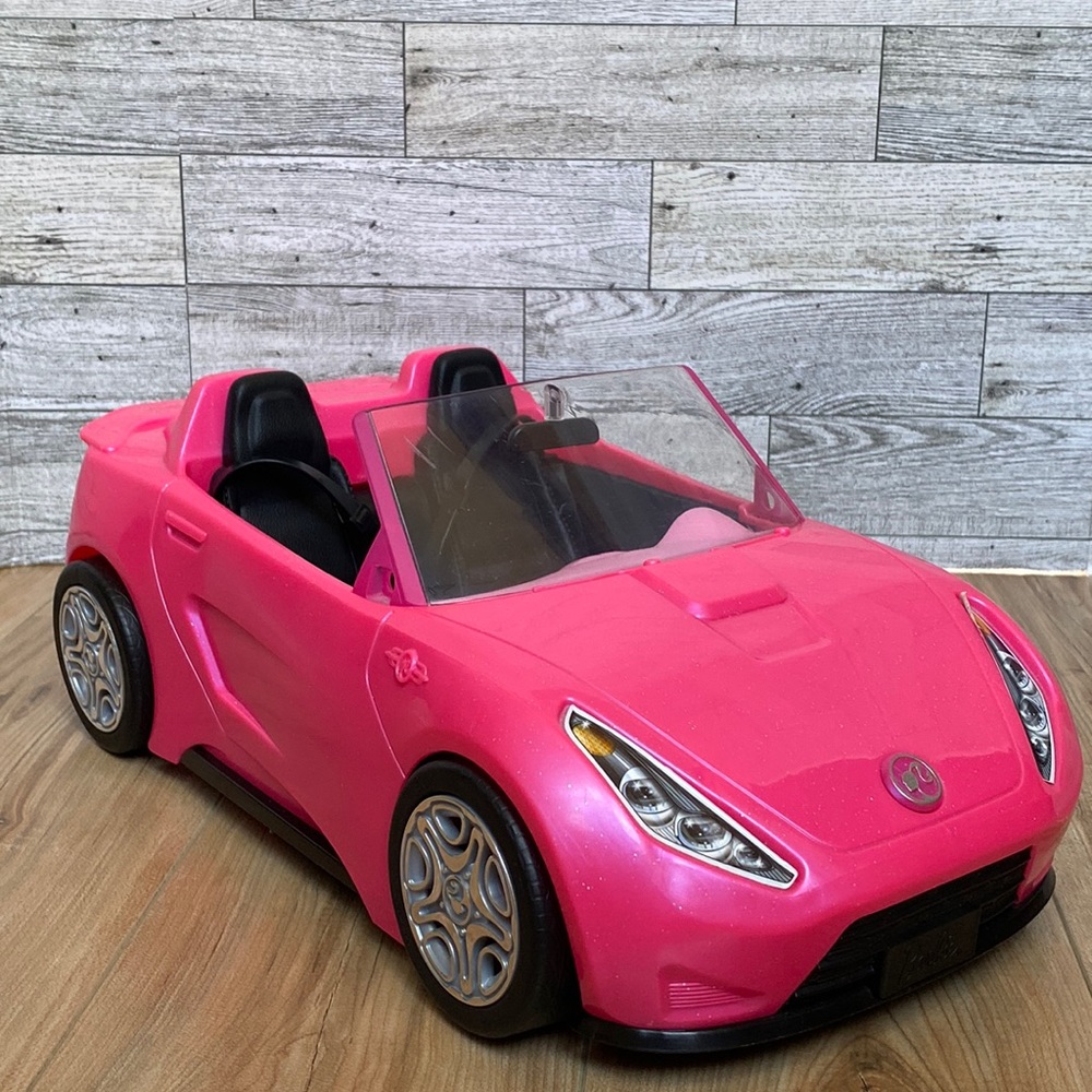 🎀Barbie Pink Convertible Car